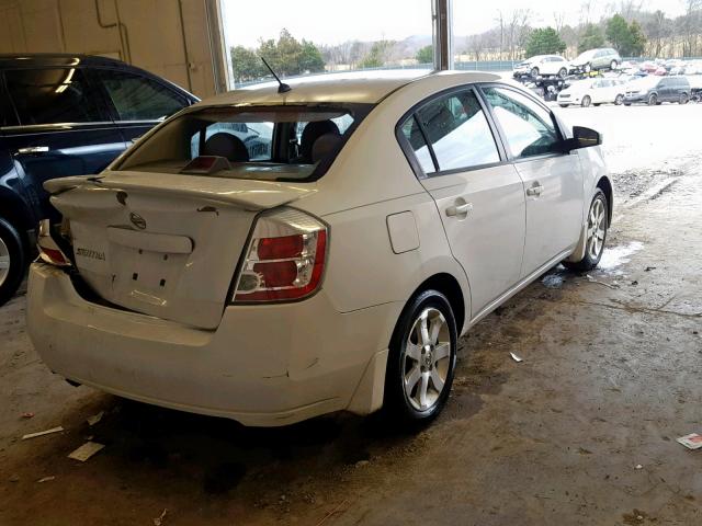 3N1AB61E98L673303 - 2008 NISSAN SENTRA 2.0 WHITE photo 4