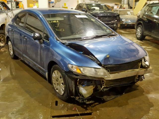 2HGFA1F28AH043098 - 2010 HONDA CIVIC DX BLUE photo 1