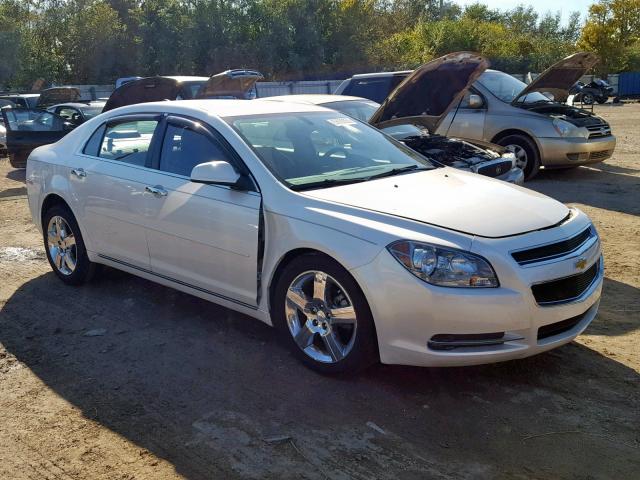 1G1ZC5E01CF240558 - 2012 CHEVROLET MALIBU 1LT WHITE photo 1