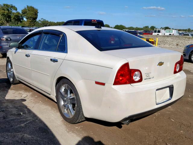 1G1ZC5E01CF240558 - 2012 CHEVROLET MALIBU 1LT WHITE photo 3