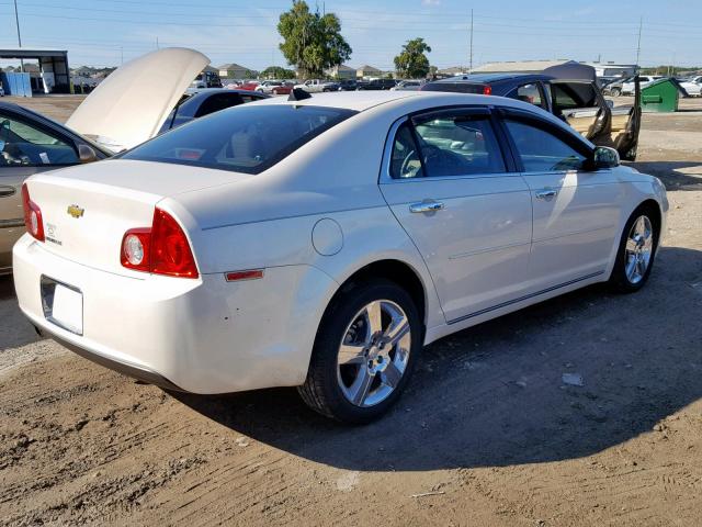 1G1ZC5E01CF240558 - 2012 CHEVROLET MALIBU 1LT WHITE photo 4