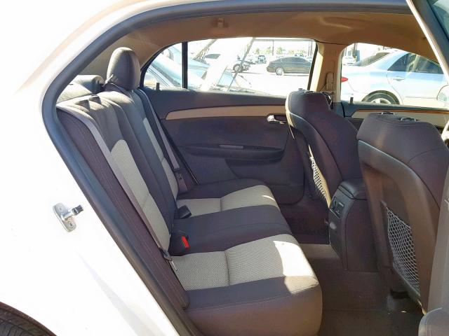 1G1ZC5E01CF240558 - 2012 CHEVROLET MALIBU 1LT WHITE photo 6