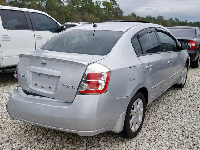 3N1AB61E47L702785 - 2007 NISSAN SENTRA 2.0 SILVER photo 4