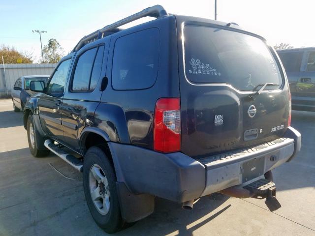 5N1ED28T74C627833 - 2004 NISSAN XTERRA XE BLACK photo 3