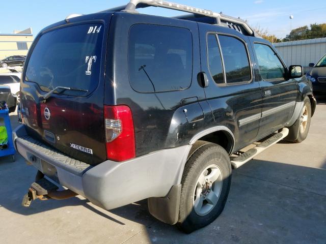 5N1ED28T74C627833 - 2004 NISSAN XTERRA XE BLACK photo 4