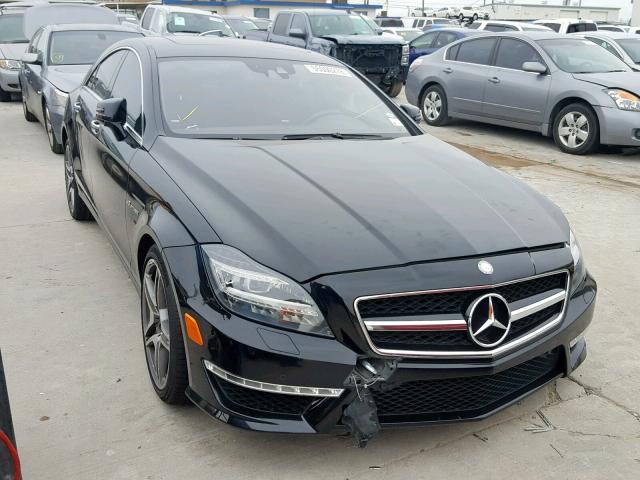 WDDLJ7EB4CA031768 - 2012 MERCEDES-BENZ CLS 63 AMG BLACK photo 1