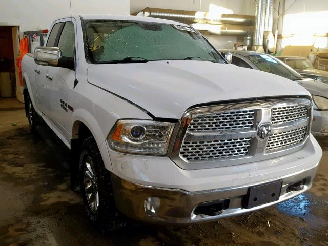 1C6RR7JM0GS114951 - 2016 RAM 1500 LARAM WHITE photo 1