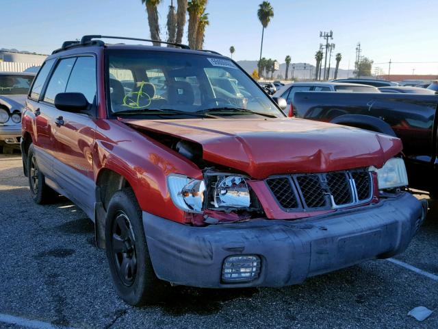 JF1SF63532H738337 - 2002 SUBARU FORESTER L RED photo 1