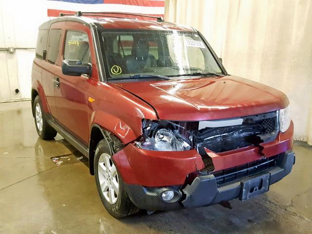 5J6YH2H73AL006054 - 2010 HONDA ELEMENT EX RED photo 1