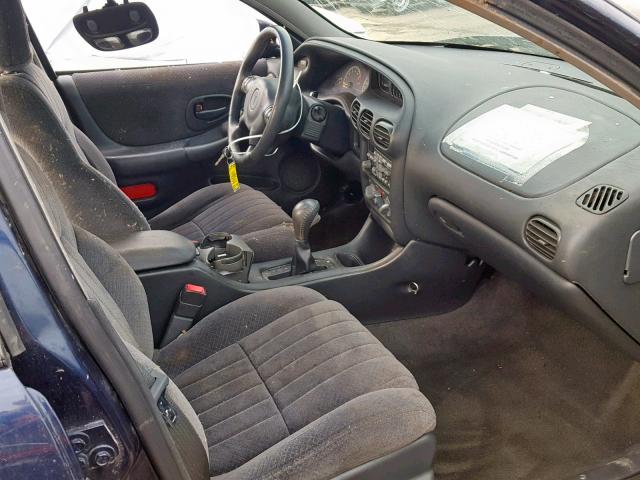 1G2WP52K41F187070 - 2001 PONTIAC GRAND PRIX ლურჯი ფოტო 5
