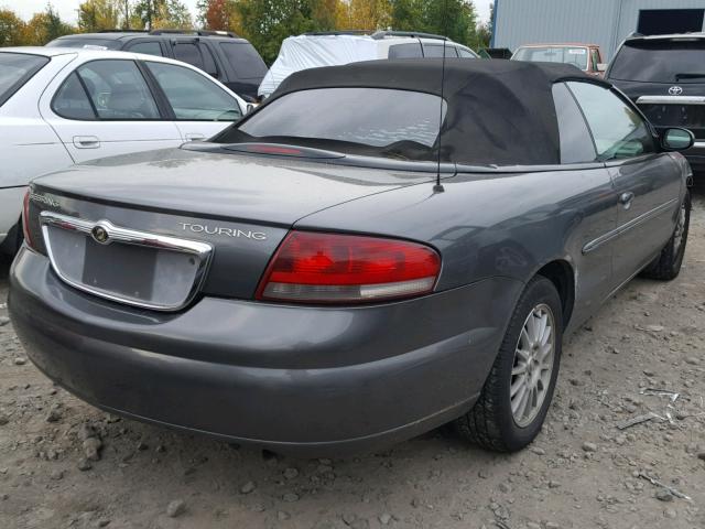 1C3EL55R95N536123 - 2005 CHRYSLER SEBRING TO CHARCOAL photo 4