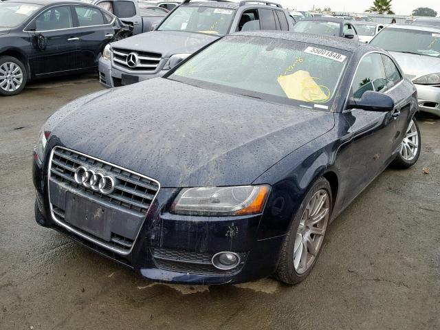 WAUVFAFR9BA061566 - 2011 AUDI A5 PRESTIG BLUE photo 2