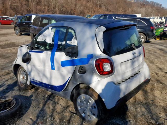 WMEFJ5DA0GK125314 - 2016 SMART FORTWO WHITE photo 3