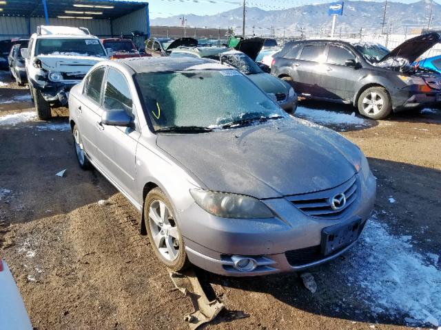 JM1BK323441110898 - 2004 MAZDA 3 S GRAY photo 1