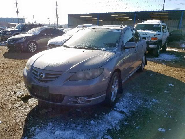 JM1BK323441110898 - 2004 MAZDA 3 S GRAY photo 2