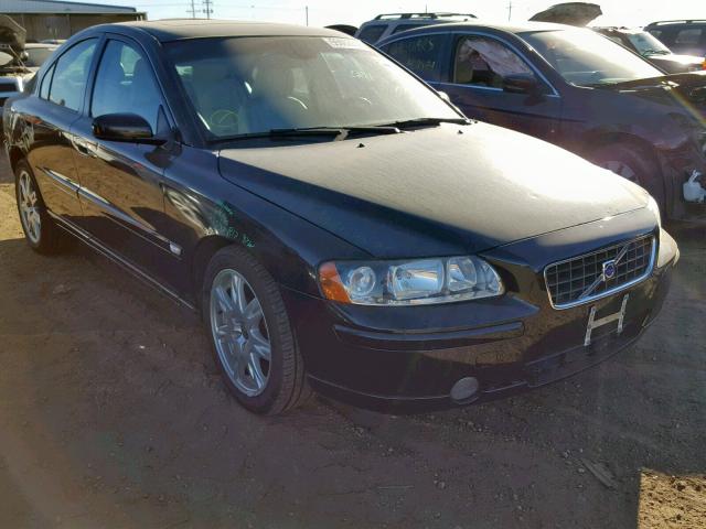 YV1RH592662555480 - 2006 VOLVO S60 2.5T BLACK photo 1