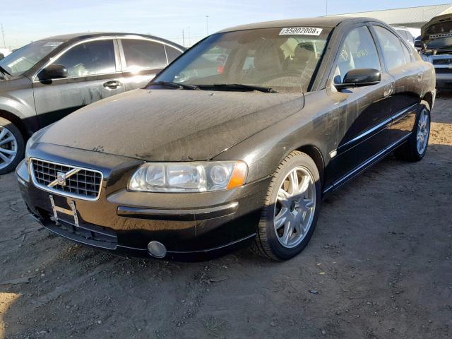 YV1RH592662555480 - 2006 VOLVO S60 2.5T BLACK photo 2