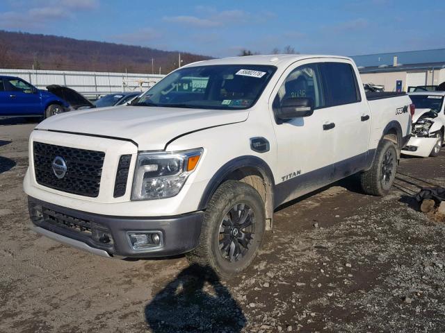 1N6AA1E53HN559758 - 2017 NISSAN TITAN SV WHITE photo 2