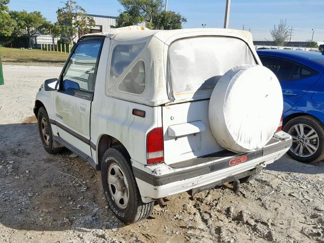 2CNBJ18U5M6913400 - 1991 GEO TRACKER WHITE photo 3