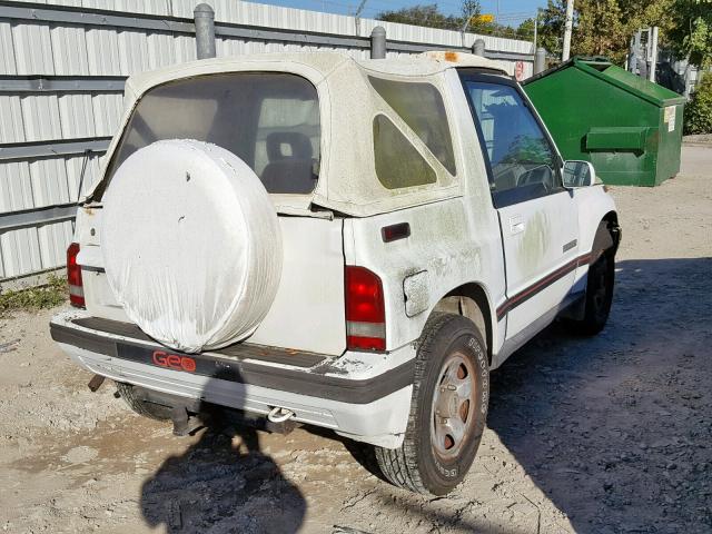 2CNBJ18U5M6913400 - 1991 GEO TRACKER WHITE photo 4