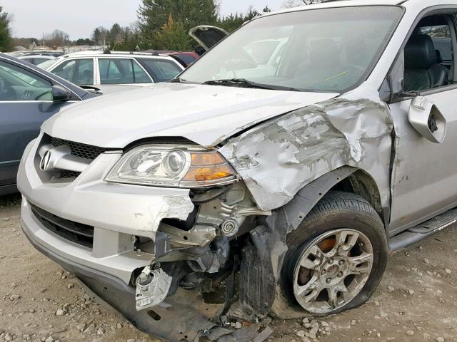 2HNYD18954H506080 - 2004 ACURA MDX TOURIN SILVER photo 9