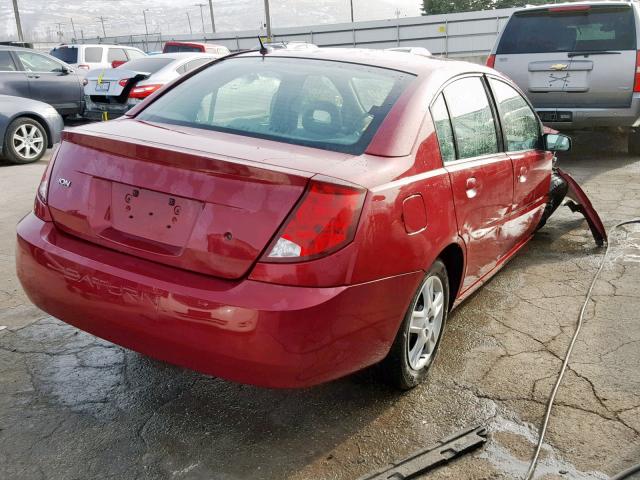 1G8AJ55F27Z167987 - 2007 SATURN ION LEVEL BURGUNDY photo 4