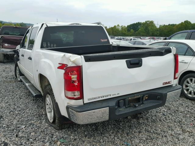 3GTEK13M57G520785 - 2007 GMC NEW SIERRA WHITE photo 3