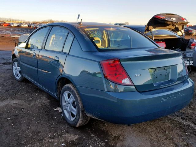 1G8AJ58F17Z196098 - 2007 SATURN ION LEVEL GREEN photo 3