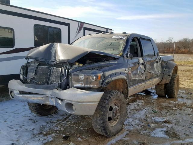 3D7MX49A38G144512 - 2008 DODGE RAM 3500 BLACK photo 2