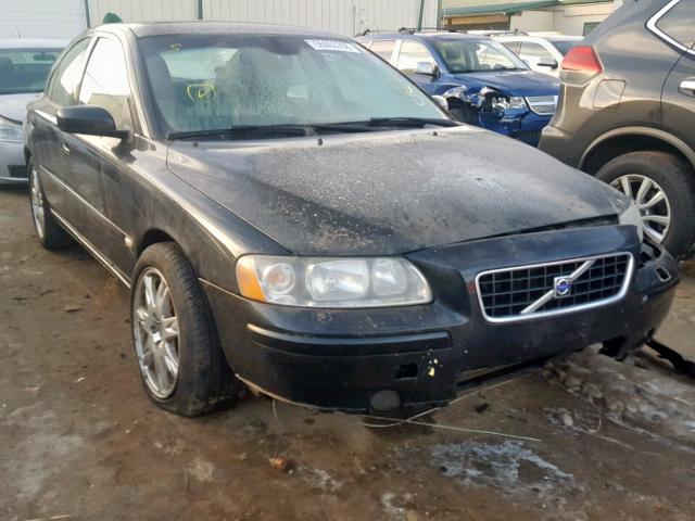 YV1RH592662506618 - 2006 VOLVO S60 2.5T BLACK photo 1