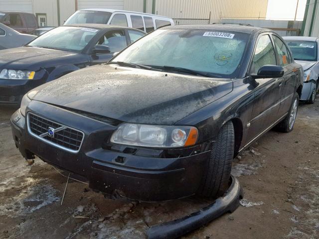 YV1RH592662506618 - 2006 VOLVO S60 2.5T BLACK photo 2