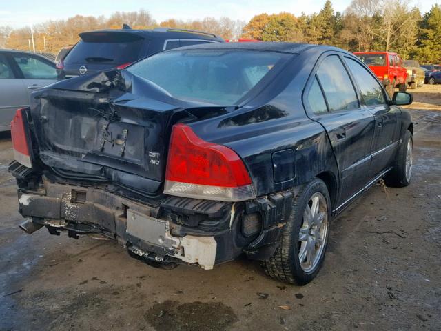 YV1RH592662506618 - 2006 VOLVO S60 2.5T BLACK photo 4