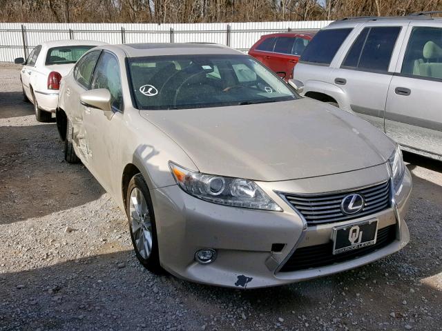 JTHBW1GG7E2054034 - 2014 LEXUS ES 300H TAN photo 1