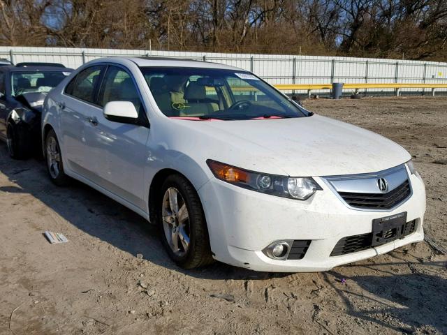 JH4CU2F68CC016070 - 2012 ACURA TSX TECH WHITE photo 1