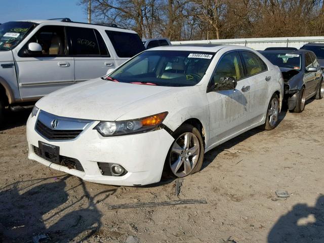 JH4CU2F68CC016070 - 2012 ACURA TSX TECH WHITE photo 2