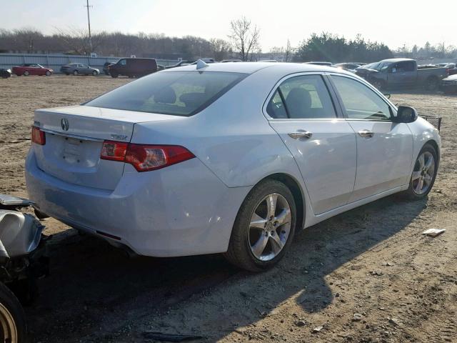 JH4CU2F68CC016070 - 2012 ACURA TSX TECH WHITE photo 4