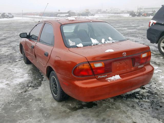 JM1BA1414S0152915 - 1995 MAZDA PROTEGE DX ORANGE photo 3