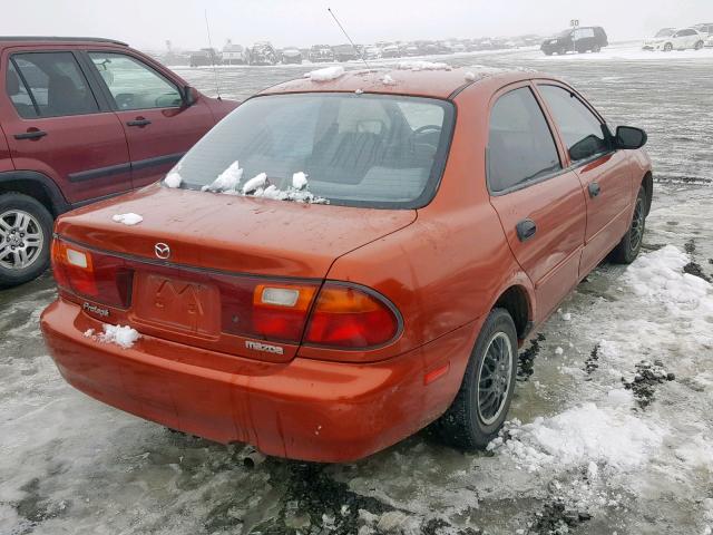 JM1BA1414S0152915 - 1995 MAZDA PROTEGE DX ORANGE photo 4