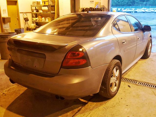 2G2WP582481183903 - 2008 PONTIAC GRAND PRIX GRAY photo 4