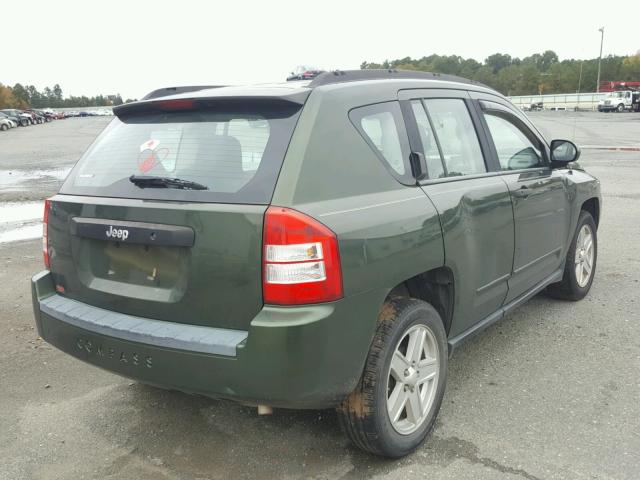 1J8FT47038D691911 - 2008 JEEP COMPASS SP მწვანე ფოტო 4