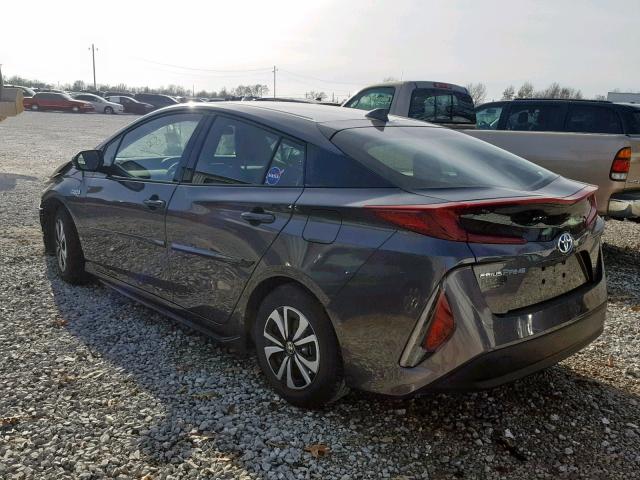 JTDKARFP2J3074115 - 2018 TOYOTA PRIUS PRIM GRAY photo 3