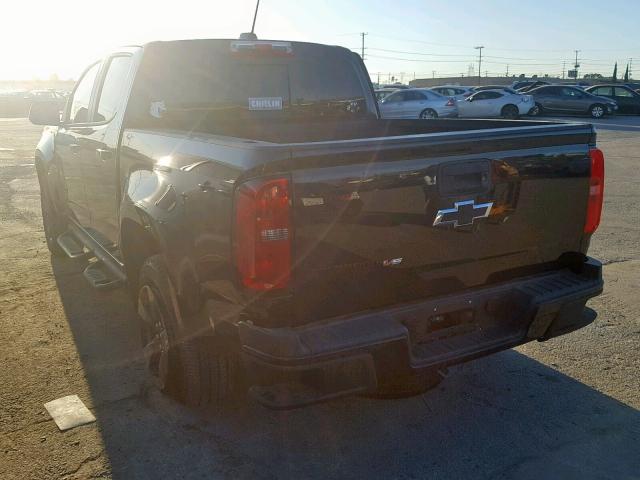 1GCGSCEN7J1253911 - 2018 CHEVROLET COLORADO L BLACK photo 3