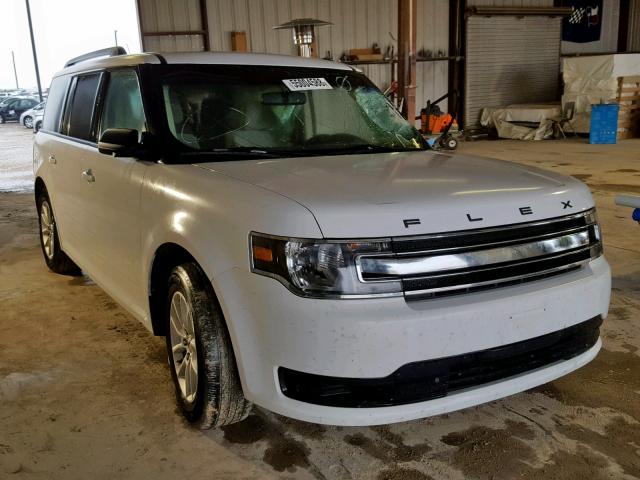 2FMGK5B85HBA01711 - 2017 FORD FLEX SE WHITE photo 1