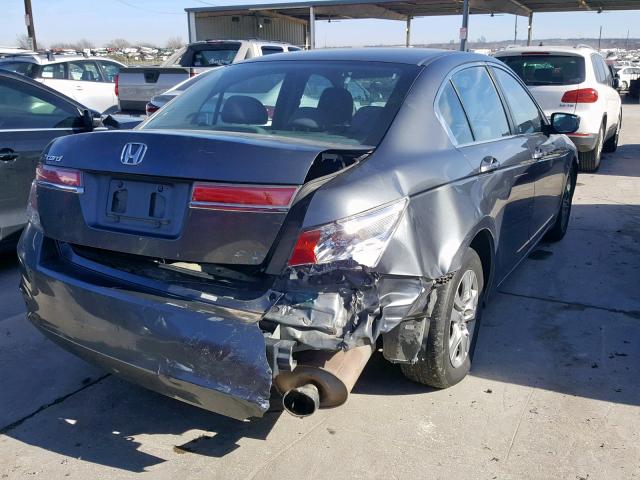 1HGCP2F41BA063413 - 2011 HONDA ACCORD LXP GRAY photo 4