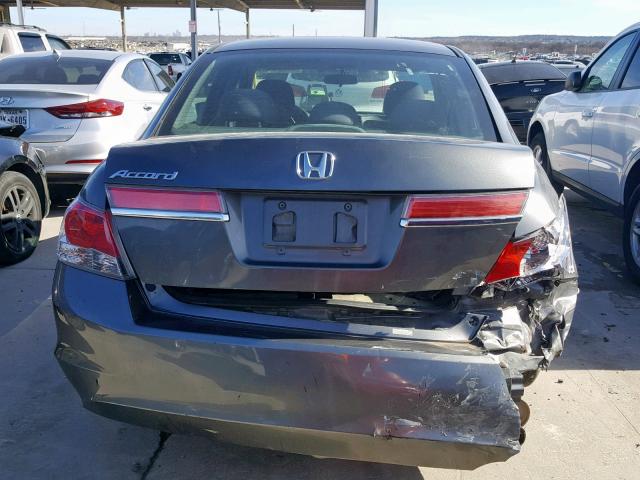 1HGCP2F41BA063413 - 2011 HONDA ACCORD LXP GRAY photo 9