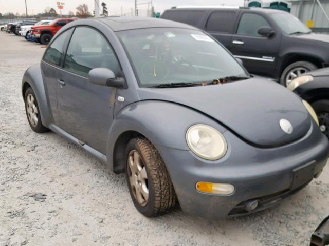 3VWCB21C92M435611 - 2002 VOLKSWAGEN NEW BEETLE GRAY photo 1