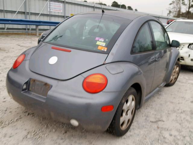 3VWCB21C92M435611 - 2002 VOLKSWAGEN NEW BEETLE GRAY photo 4