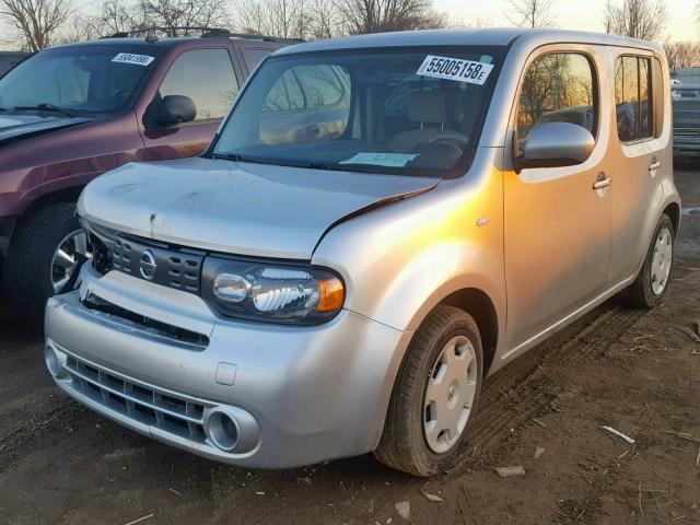 JN8AZ2KR8BT209204 - 2011 NISSAN CUBE BASE SILVER photo 2