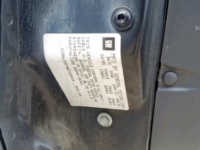 1G8AJ55F06Z166416 - 2006 SATURN ION LEVEL GRAY photo 10