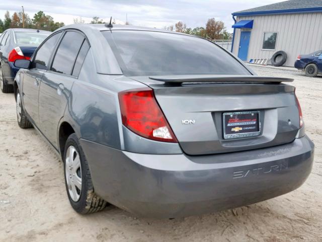 1G8AJ55F06Z166416 - 2006 SATURN ION LEVEL GRAY photo 3